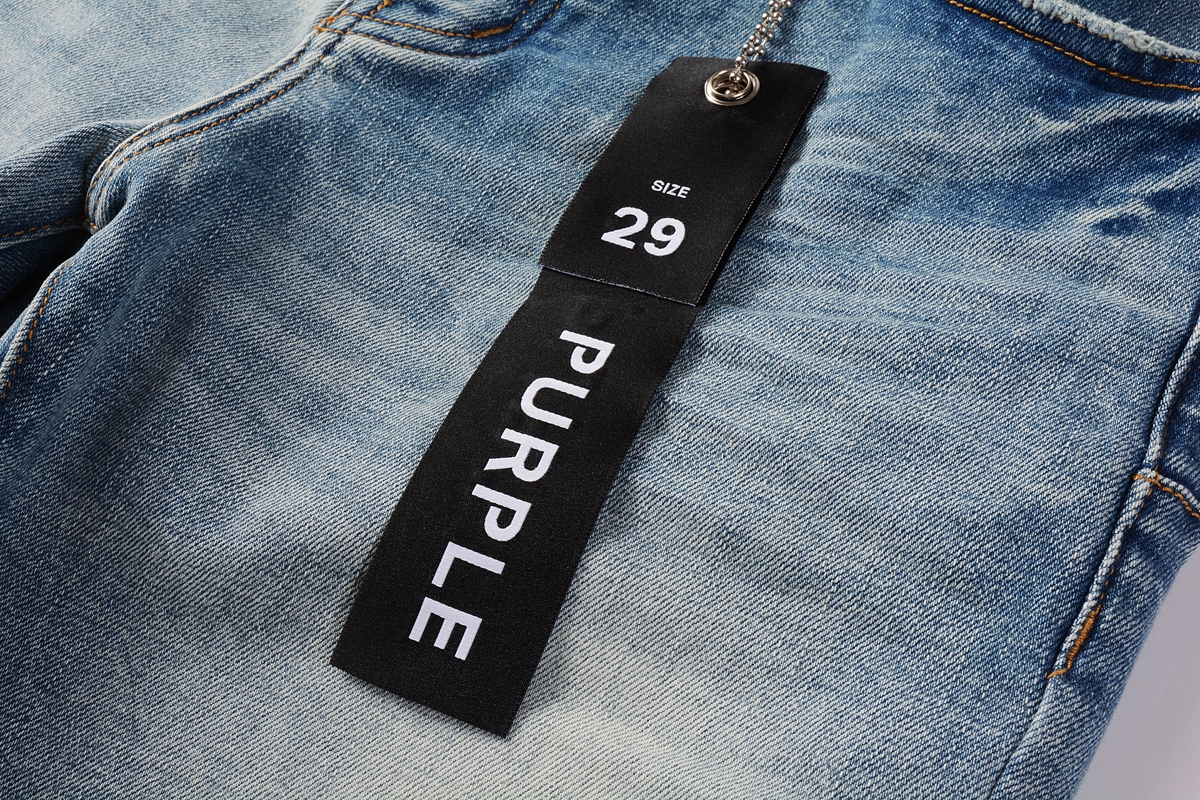 EM Sneakers Purple Brand Denim Shorts 5016