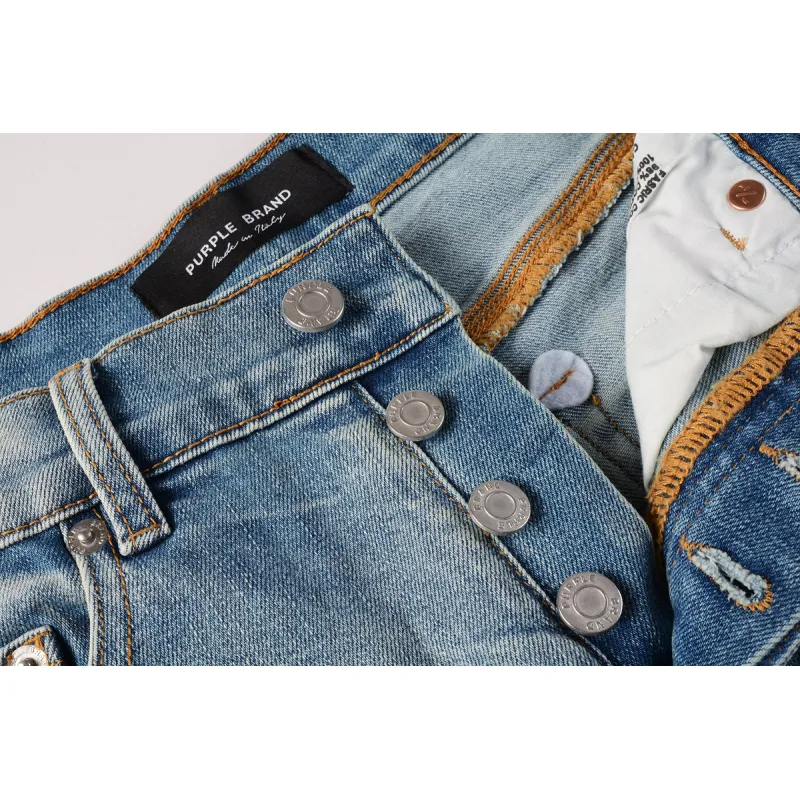 EM Sneakers Purple Brand Denim Shorts 5016