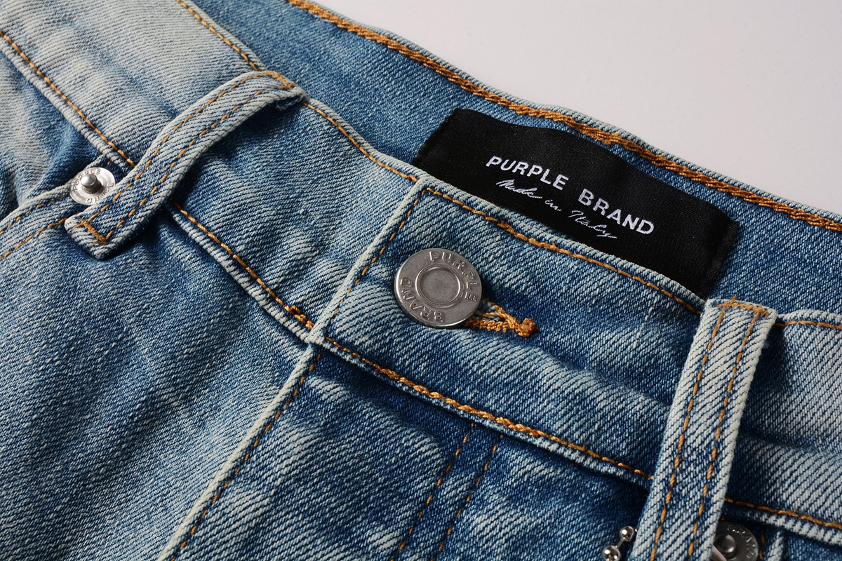 EM Sneakers Purple Brand Denim Shorts 5016