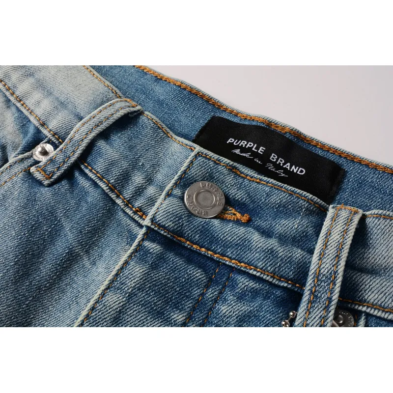 EM Sneakers Purple Brand Denim Shorts 5016