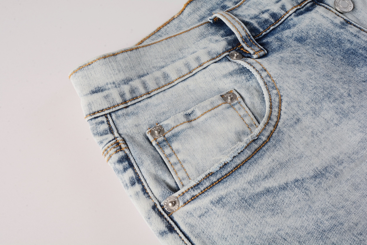 EM Sneakers Purple Brand Denim Shorts 5053