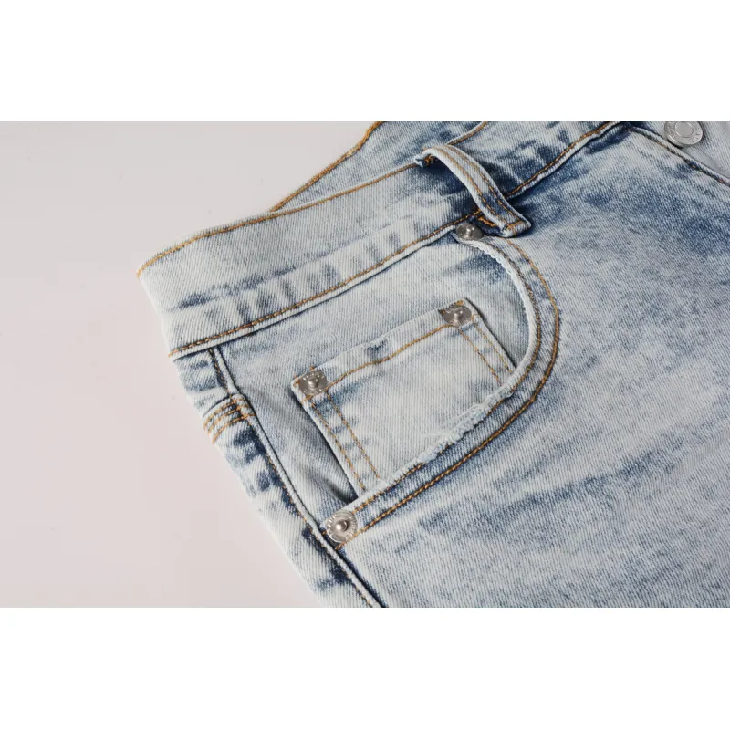 EM Sneakers Purple Brand Denim Shorts 5053