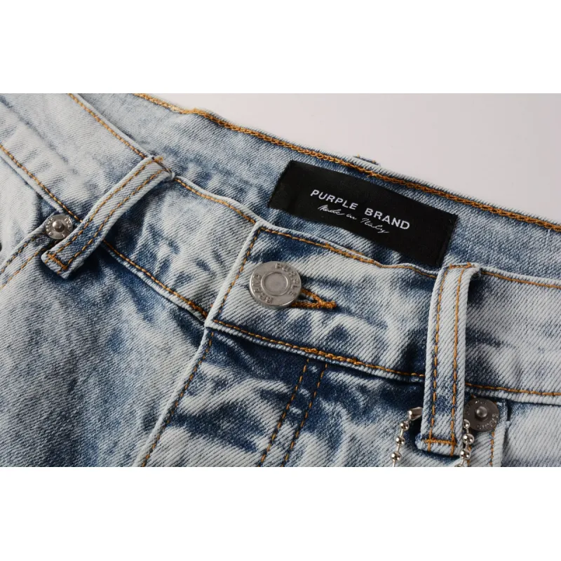 EM Sneakers Purple Brand Denim Shorts 5053
