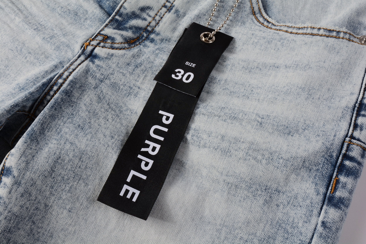 EM Sneakers Purple Brand Denim Shorts 5053