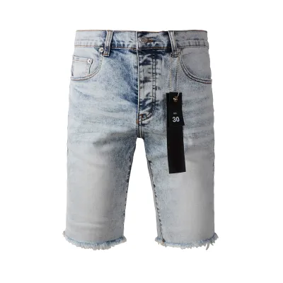 EM Sneakers Purple Brand Denim Shorts 5053 01