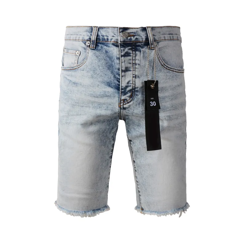 EM Sneakers Purple Brand Denim Shorts 5053