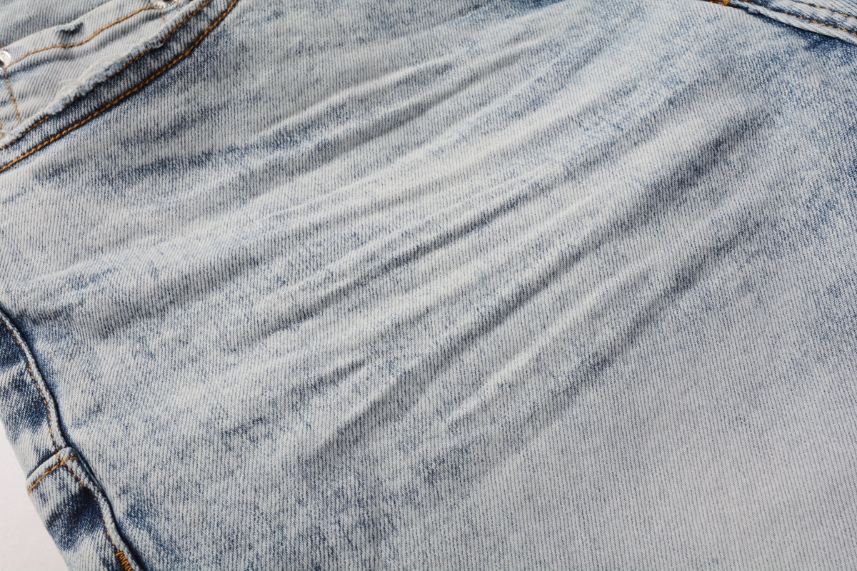 EM Sneakers Purple Brand Denim Shorts 5053