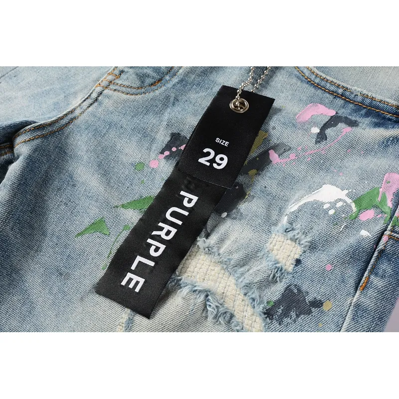 EM Sneakers Purple Brand Denim Shorts 5066