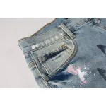 EM Sneakers Purple Brand Denim Shorts 5066