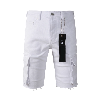 EM Sneakers Purple Brand Denim Shorts 5082 01