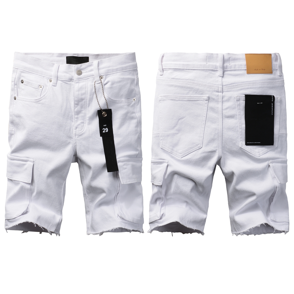 EM Sneakers Purple Brand Denim Shorts 5082