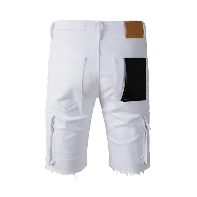 EM Sneakers Purple Brand Denim Shorts 5082 02