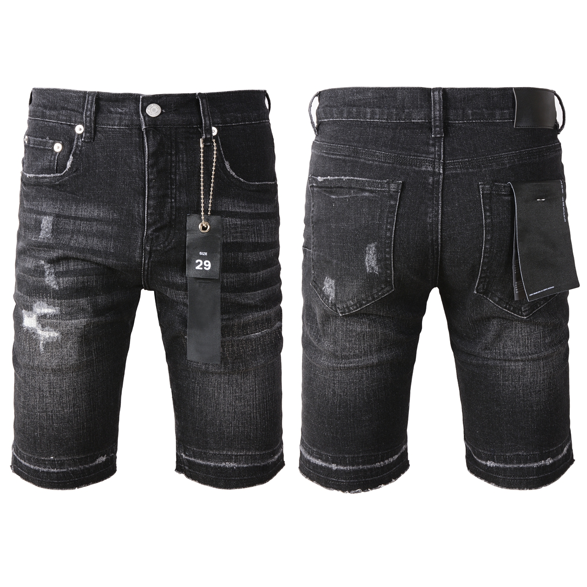 EM Sneakers Purple Brand Denim Shorts 5083