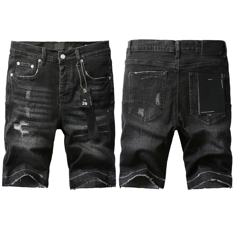 EM Sneakers Purple Brand Denim Shorts 5083