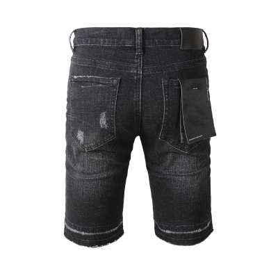 EM Sneakers Purple Brand Denim Shorts 5083 02