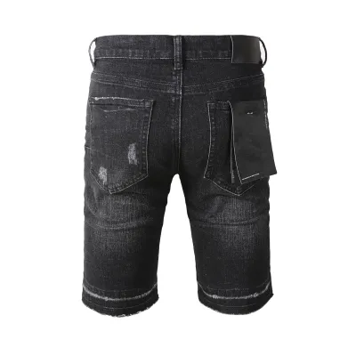 EM Sneakers Purple Brand Denim Shorts 5083 02