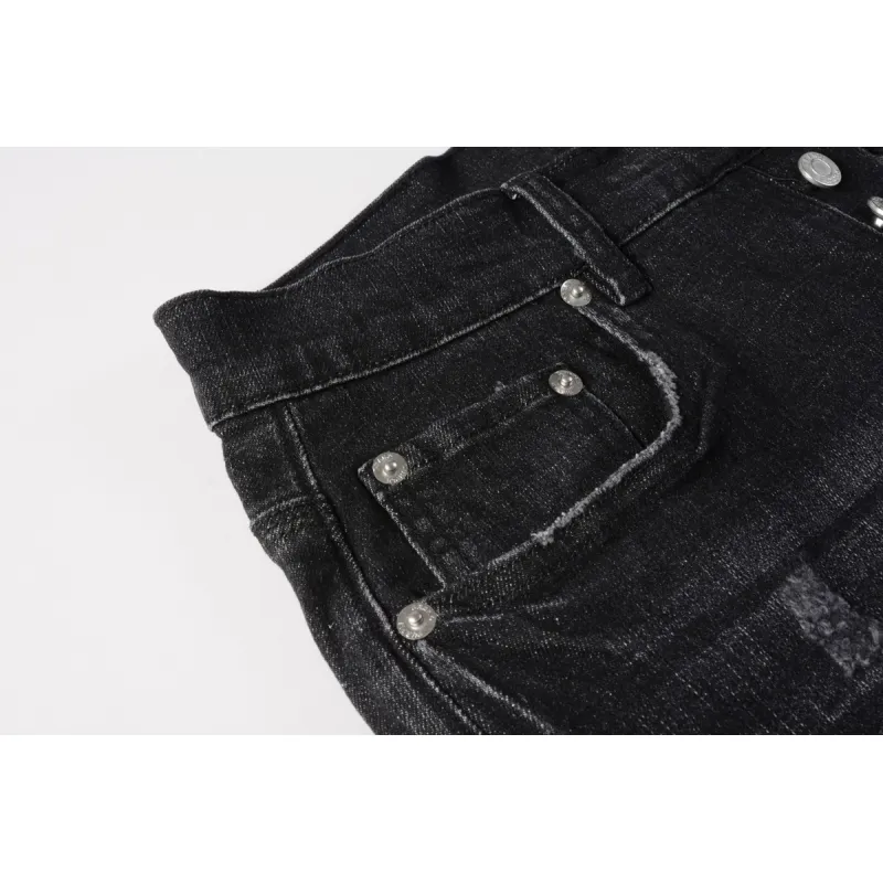 EM Sneakers Purple Brand Denim Shorts 5083