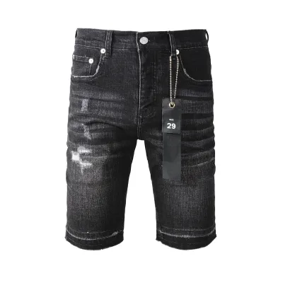 EM Sneakers Purple Brand Denim Shorts 5083 01