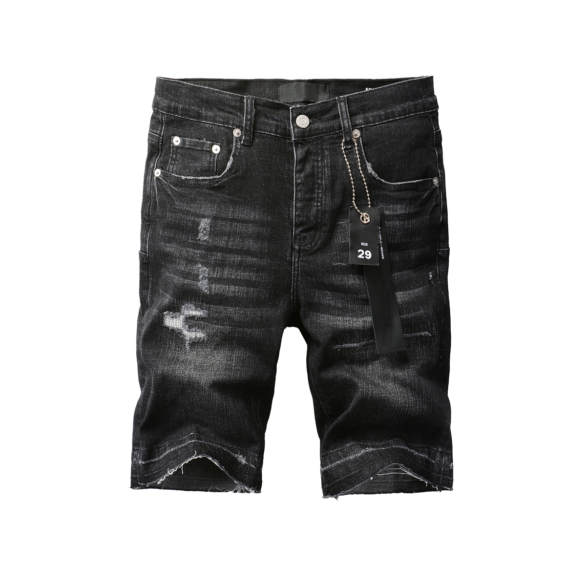 EM Sneakers Purple Brand Denim Shorts 5083