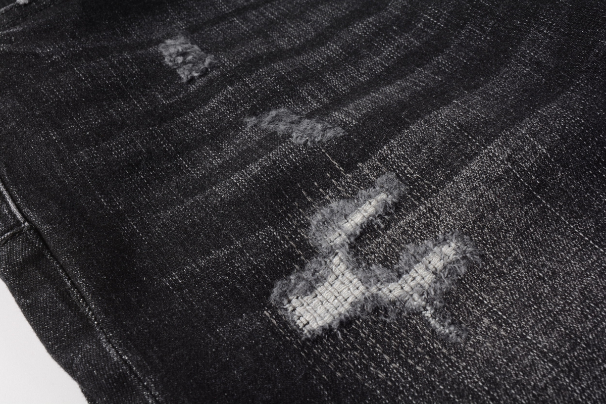 EM Sneakers Purple Brand Denim Shorts 5083