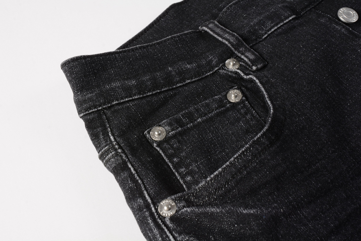 EM Sneakers Purple Brand Denim Shorts 5085