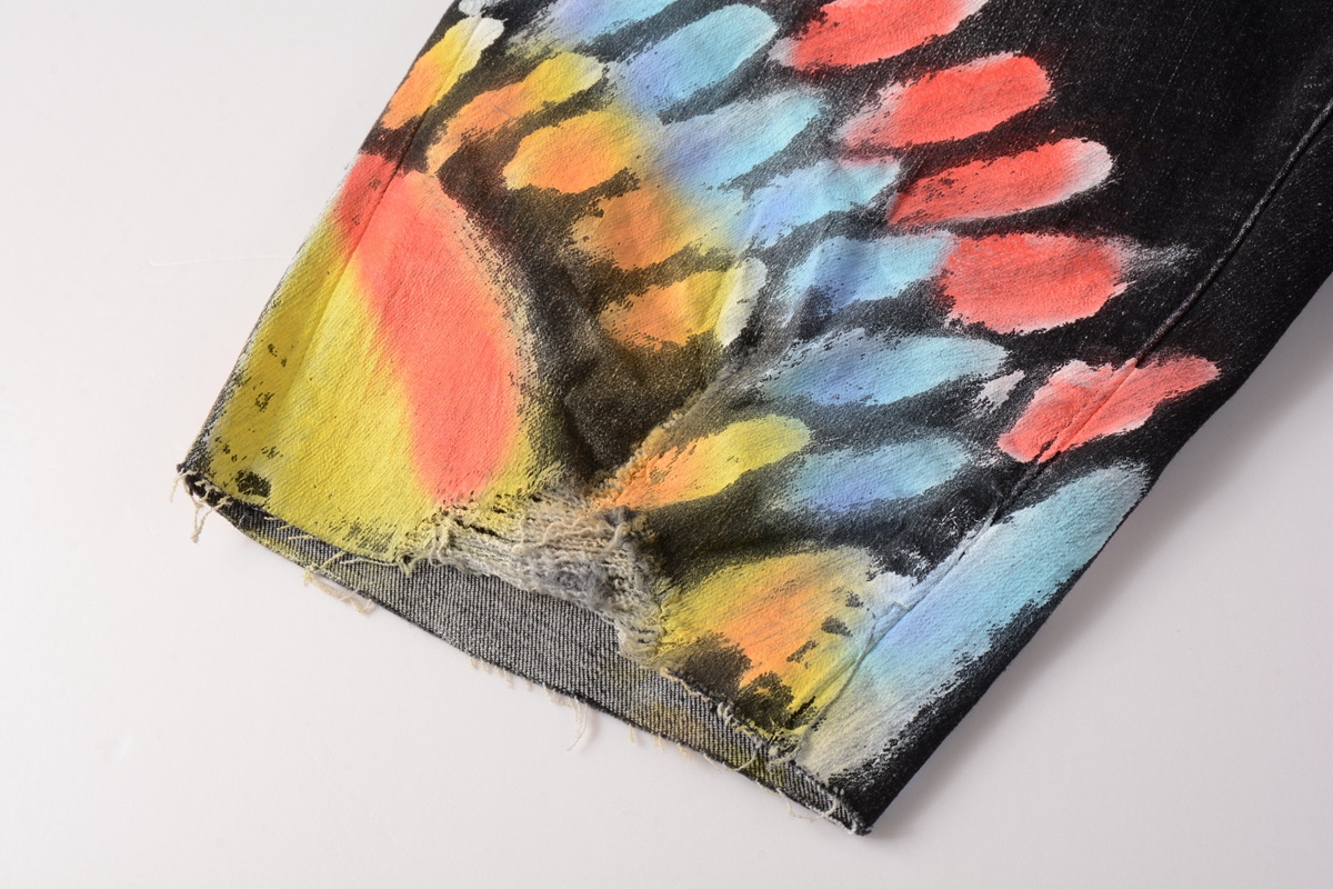 EM Sneakers Purple Brand Denim Shorts 5085