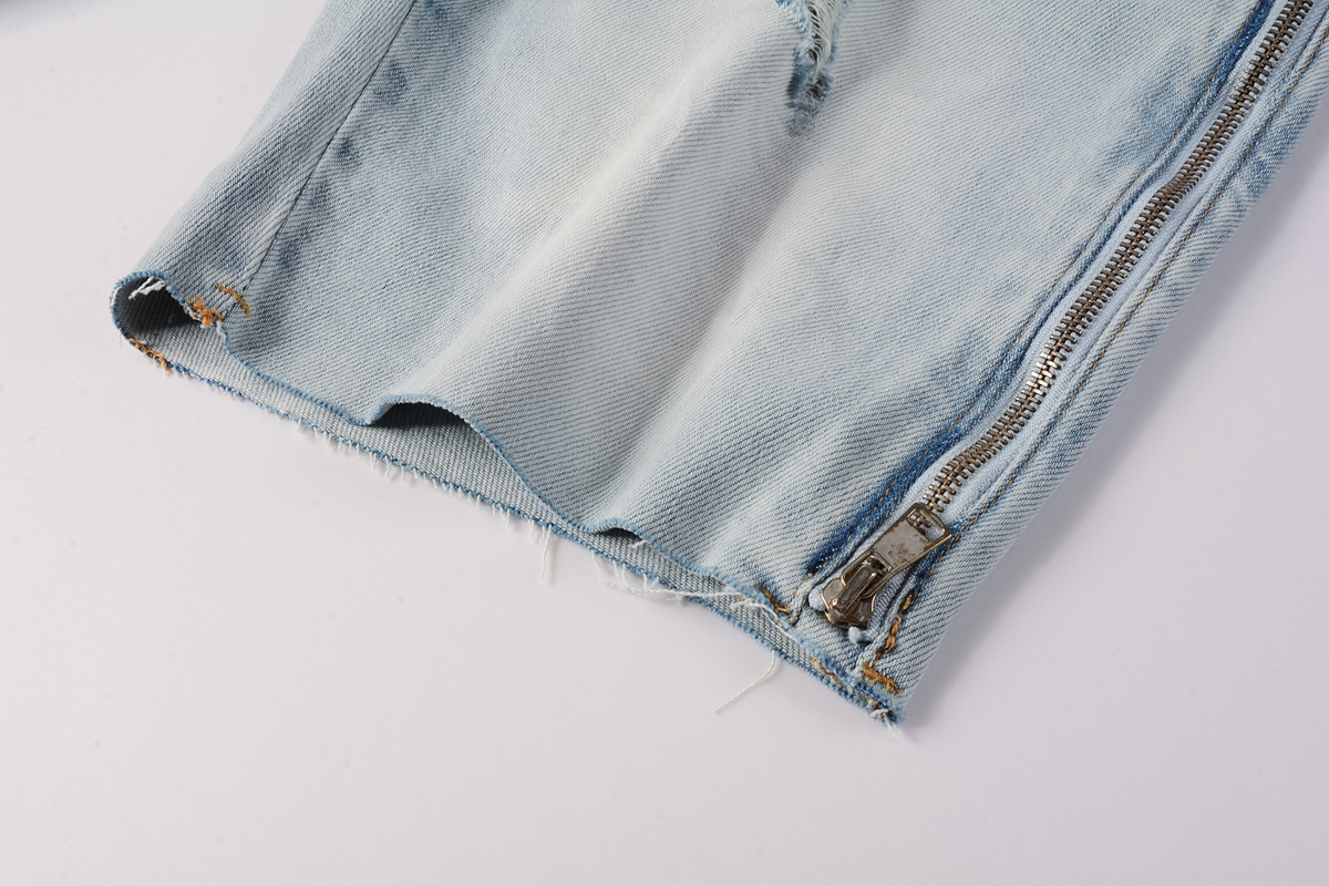 EM Sneakers Purple Brand Denim Shorts 5086