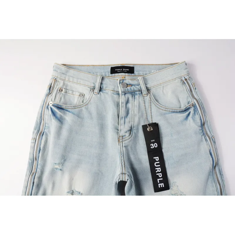 EM Sneakers Purple Brand Denim Shorts 5086