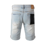 EM Sneakers Purple Brand Denim Shorts 5086