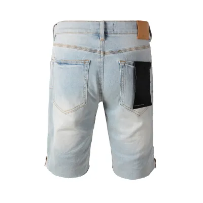 EM Sneakers Purple Brand Denim Shorts 5086 02