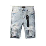 EM Sneakers Purple Brand Denim Shorts 5086