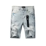 EM Sneakers Purple Brand Denim Shorts 5086