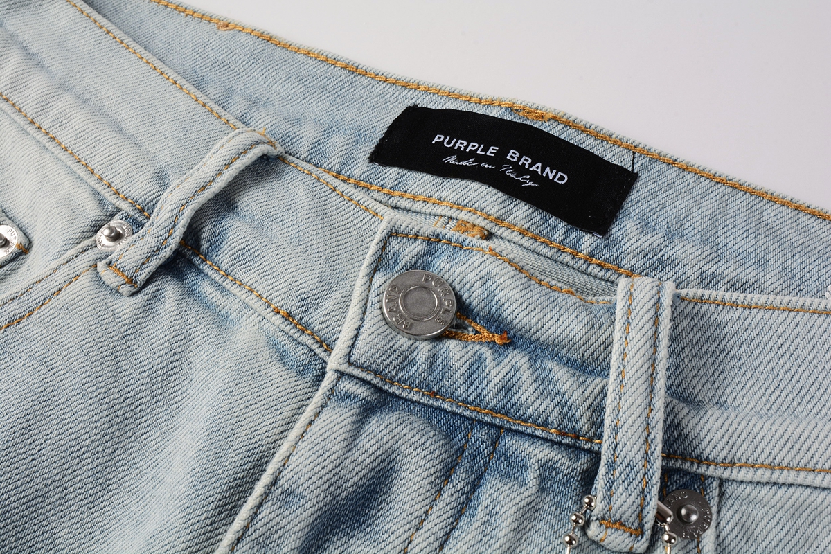 EM Sneakers Purple Brand Denim Shorts 5086