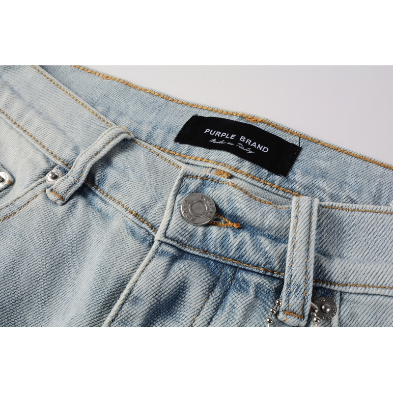 EM Sneakers Purple Brand Denim Shorts 5086