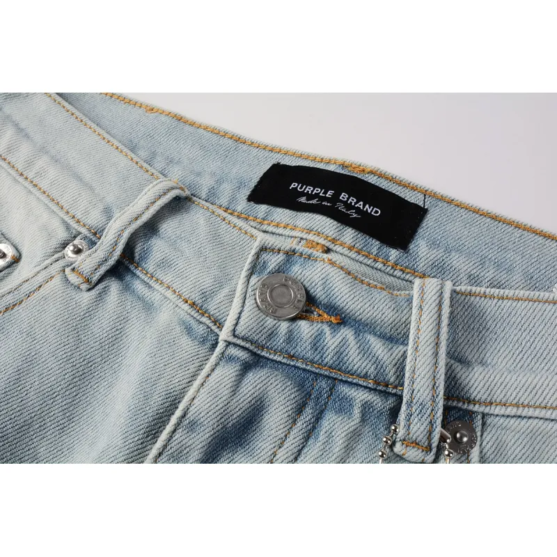 EM Sneakers Purple Brand Denim Shorts 5086