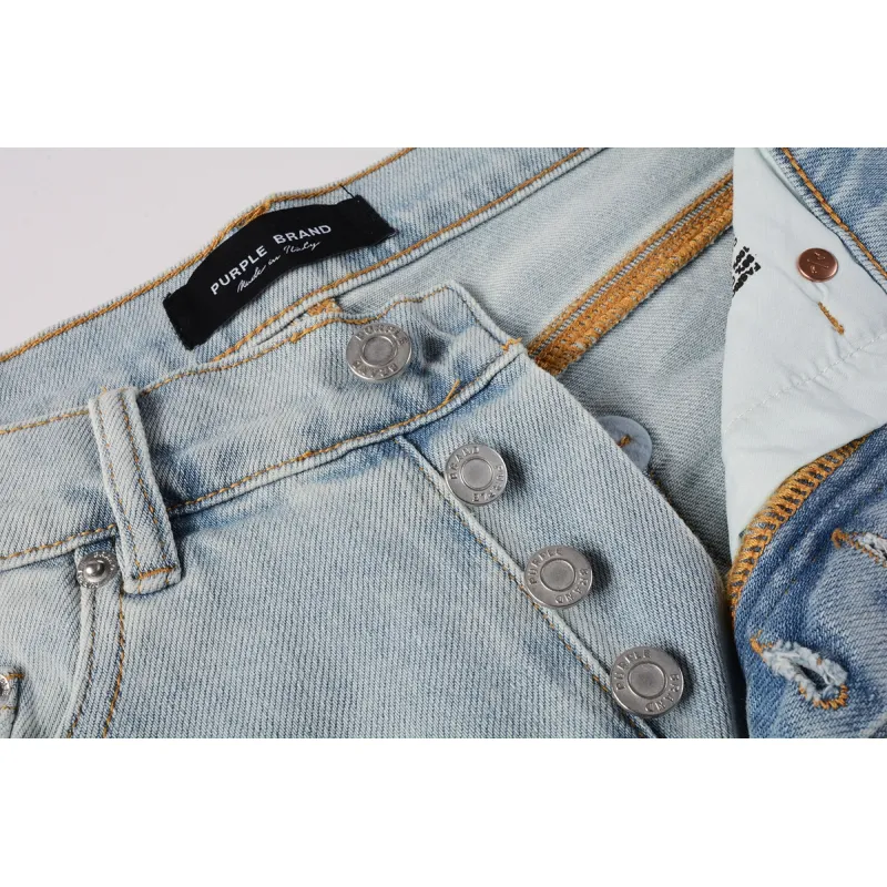 EM Sneakers Purple Brand Denim Shorts 5086