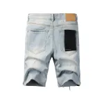 EM Sneakers Purple Brand Denim Shorts 5086