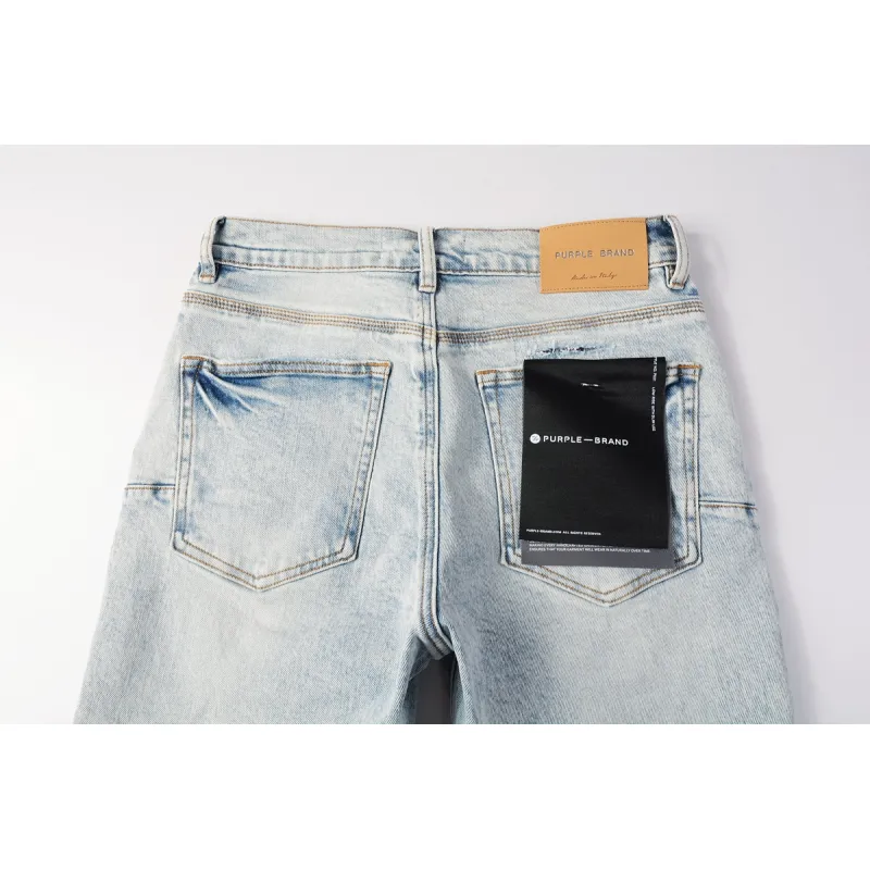 EM Sneakers Purple Brand Denim Shorts 5087