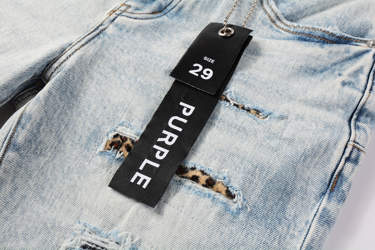 EM Sneakers Purple Brand Denim Shorts 5087