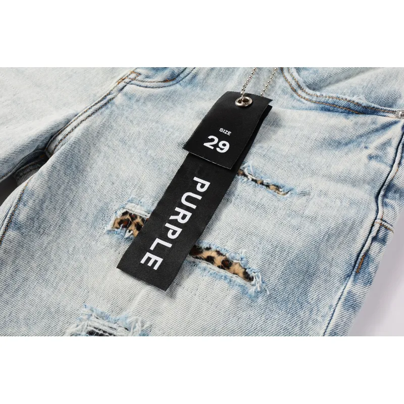 EM Sneakers Purple Brand Denim Shorts 5087