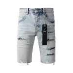 EM Sneakers Purple Brand Denim Shorts 5087