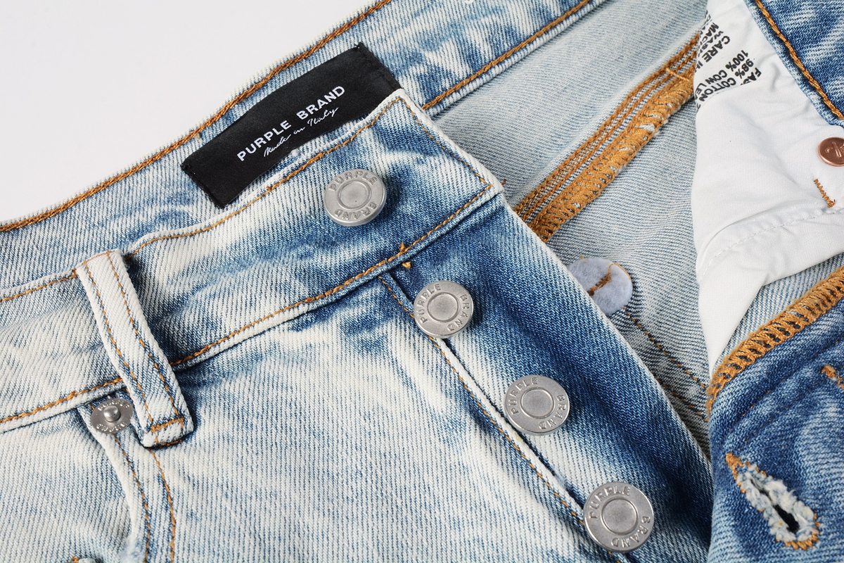 EM Sneakers Purple Brand Denim Shorts 5087