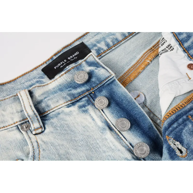 EM Sneakers Purple Brand Denim Shorts 5087