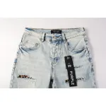 EM Sneakers Purple Brand Denim Shorts 5087