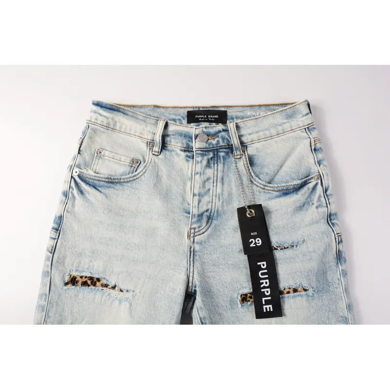EM Sneakers Purple Brand Denim Shorts 5087