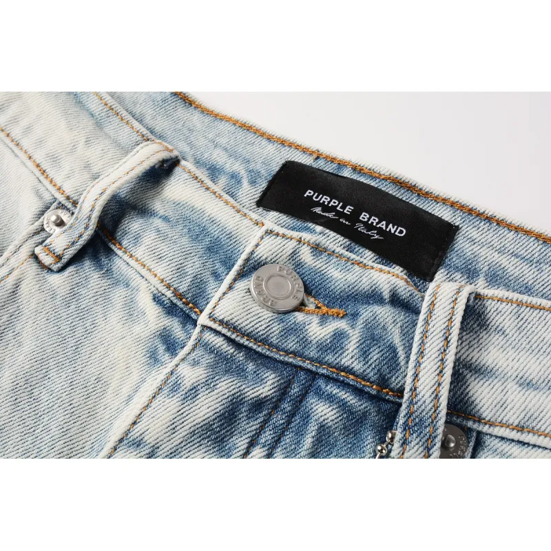 EM Sneakers Purple Brand Denim Shorts 5087