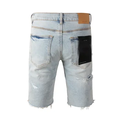 EM Sneakers Purple Brand Denim Shorts 5088 02