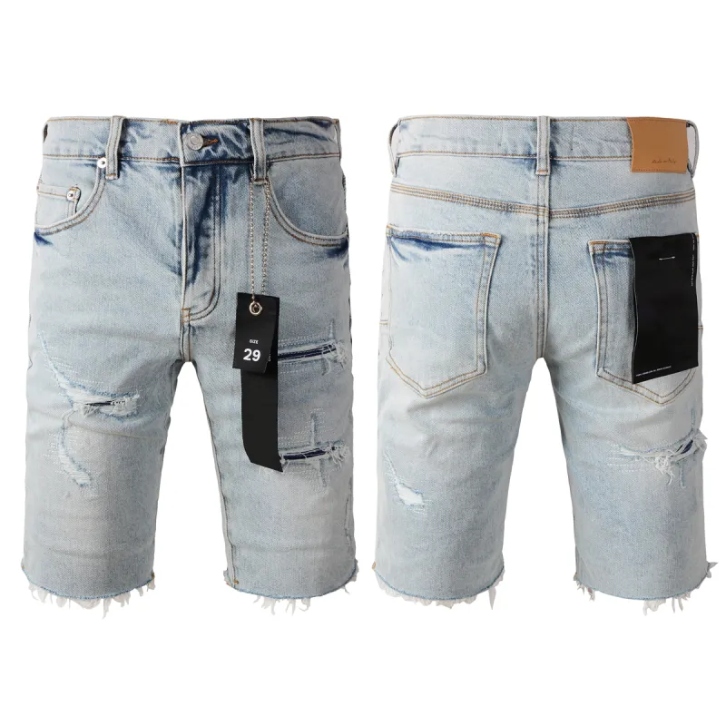EM Sneakers Purple Brand Denim Shorts 5088