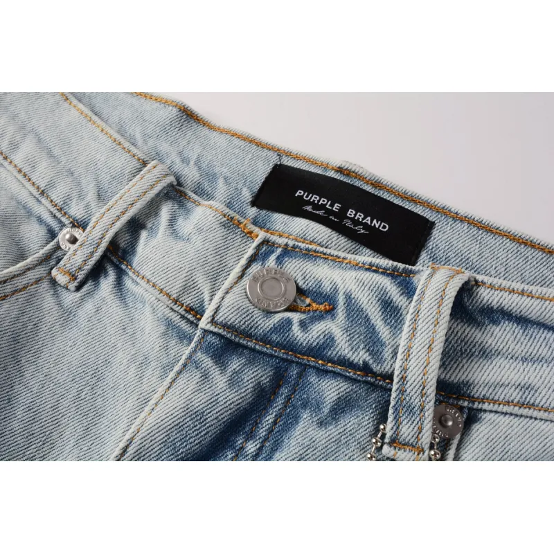 EM Sneakers Purple Brand Denim Shorts 5088