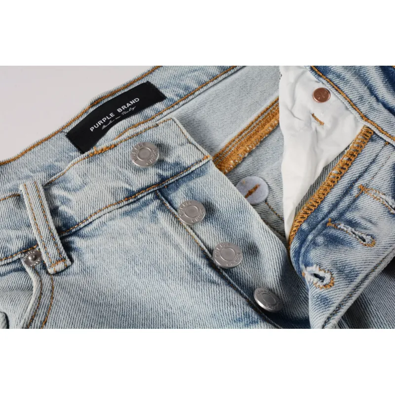 EM Sneakers Purple Brand Denim Shorts 5088